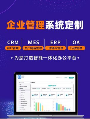 企業(yè)管理系統(tǒng)客戶crm定制生產(chǎn)制訂單采購辦公oa進(jìn)銷存erp軟件開發(fā)